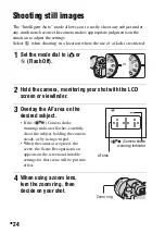 Предварительный просмотр 24 страницы Sony Alpha SLT-A37 Instruction Manual