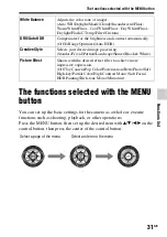 Предварительный просмотр 31 страницы Sony Alpha SLT-A37 Instruction Manual