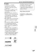 Предварительный просмотр 485 страницы Sony Alpha SLT-A37 Instruction Manual