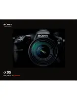 Sony Alpha SLT-A99V Specifications preview