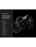 Предварительный просмотр 5 страницы Sony Alpha SLT-A99V Specifications