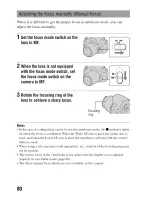 Предварительный просмотр 23 страницы Sony Alpha390 Instruction Manual