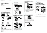 Preview for 1 page of Sony ALT-SA31iR Quick Setup Manual