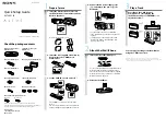 Sony ALT-SA31iR Quick Setup Manual предпросмотр