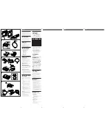 Preview for 2 page of Sony AN-LP1 Operating Instructions