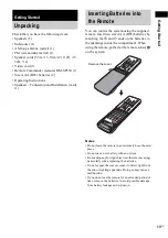 Предварительный просмотр 13 страницы Sony & 91) Operating Instructions Manual