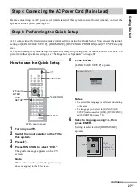 Предварительный просмотр 27 страницы Sony & 91) Operating Instructions Manual