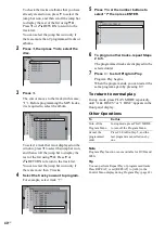 Предварительный просмотр 40 страницы Sony & 91) Operating Instructions Manual