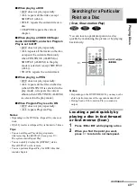 Предварительный просмотр 43 страницы Sony & 91) Operating Instructions Manual