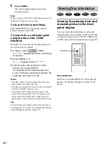 Предварительный просмотр 46 страницы Sony & 91) Operating Instructions Manual