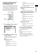 Предварительный просмотр 49 страницы Sony & 91) Operating Instructions Manual