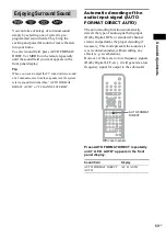 Preview for 53 page of Sony & 91) Operating Instructions Manual