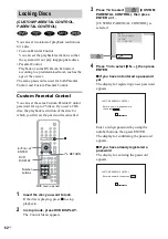 Preview for 62 page of Sony & 91) Operating Instructions Manual