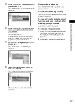 Preview for 65 page of Sony & 91) Operating Instructions Manual