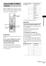 Предварительный просмотр 69 страницы Sony & 91) Operating Instructions Manual