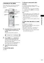 Предварительный просмотр 73 страницы Sony & 91) Operating Instructions Manual