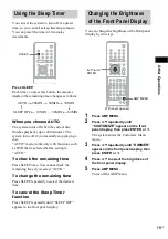 Предварительный просмотр 75 страницы Sony & 91) Operating Instructions Manual