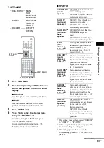 Предварительный просмотр 85 страницы Sony & 91) Operating Instructions Manual