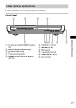 Предварительный просмотр 97 страницы Sony & 91) Operating Instructions Manual