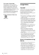 Preview for 10 page of Sony Anycast station AWS-G500 Operating Instructions Manual