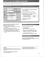 Предварительный просмотр 17 страницы Sony APM-215 Operating Instructions Manual