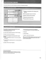 Предварительный просмотр 19 страницы Sony APM-215 Operating Instructions Manual