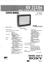 Sony APM-X3U Service Manual preview