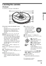 Предварительный просмотр 11 страницы Sony ATRAC CD Walkman D-NF600 Operating Instructions Manual