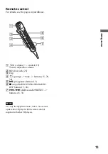 Предварительный просмотр 13 страницы Sony ATRAC CD Walkman D-NF600 Operating Instructions Manual