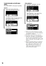 Предварительный просмотр 18 страницы Sony Atrac3 CD Walkman D-NE520 Operating Instructions Manual