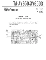 Preview for 48 page of Sony AV650G Service Manual