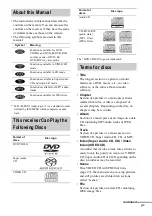 Предварительный просмотр 7 страницы Sony AVD-C700ES - 5 Dvd Changer/receiver Operating Instructions Manual