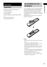 Предварительный просмотр 13 страницы Sony AVD-C700ES - 5 Dvd Changer/receiver Operating Instructions Manual