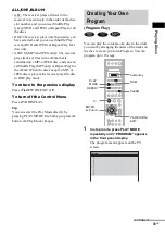 Предварительный просмотр 33 страницы Sony AVD-C700ES - 5 Dvd Changer/receiver Operating Instructions Manual