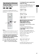 Предварительный просмотр 37 страницы Sony AVD-C700ES - 5 Dvd Changer/receiver Operating Instructions Manual