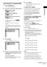 Предварительный просмотр 39 страницы Sony AVD-C700ES - 5 Dvd Changer/receiver Operating Instructions Manual