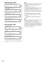 Предварительный просмотр 42 страницы Sony AVD-C700ES - 5 Dvd Changer/receiver Operating Instructions Manual