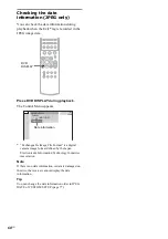 Предварительный просмотр 44 страницы Sony AVD-C700ES - 5 Dvd Changer/receiver Operating Instructions Manual