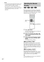 Предварительный просмотр 52 страницы Sony AVD-C700ES - 5 Dvd Changer/receiver Operating Instructions Manual