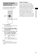 Предварительный просмотр 53 страницы Sony AVD-C700ES - 5 Dvd Changer/receiver Operating Instructions Manual