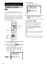 Предварительный просмотр 54 страницы Sony AVD-C700ES - 5 Dvd Changer/receiver Operating Instructions Manual