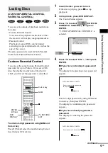 Предварительный просмотр 57 страницы Sony AVD-C700ES - 5 Dvd Changer/receiver Operating Instructions Manual