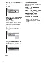 Предварительный просмотр 60 страницы Sony AVD-C700ES - 5 Dvd Changer/receiver Operating Instructions Manual