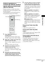 Предварительный просмотр 63 страницы Sony AVD-C700ES - 5 Dvd Changer/receiver Operating Instructions Manual