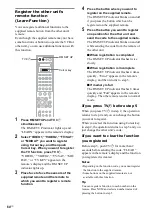 Предварительный просмотр 64 страницы Sony AVD-C700ES - 5 Dvd Changer/receiver Operating Instructions Manual