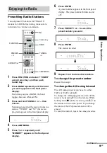 Предварительный просмотр 69 страницы Sony AVD-C700ES - 5 Dvd Changer/receiver Operating Instructions Manual