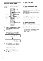 Предварительный просмотр 70 страницы Sony AVD-C700ES - 5 Dvd Changer/receiver Operating Instructions Manual