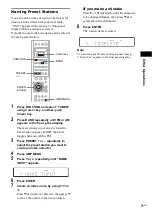 Предварительный просмотр 71 страницы Sony AVD-C700ES - 5 Dvd Changer/receiver Operating Instructions Manual