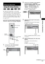 Предварительный просмотр 73 страницы Sony AVD-C700ES - 5 Dvd Changer/receiver Operating Instructions Manual