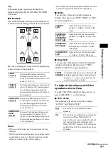 Предварительный просмотр 79 страницы Sony AVD-C700ES - 5 Dvd Changer/receiver Operating Instructions Manual